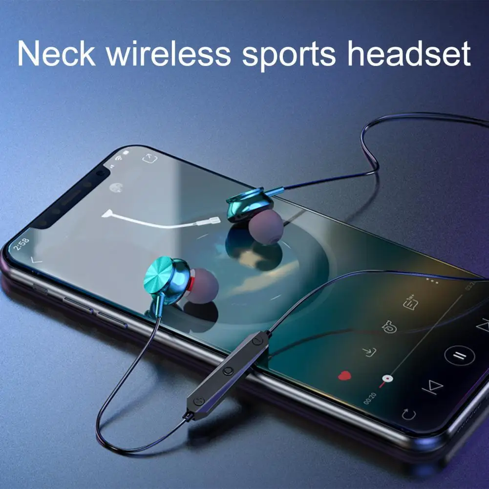 

Heavy Bass Bluetooth 4.2 Neckband Wireless In-ear Earbud for Tablets
