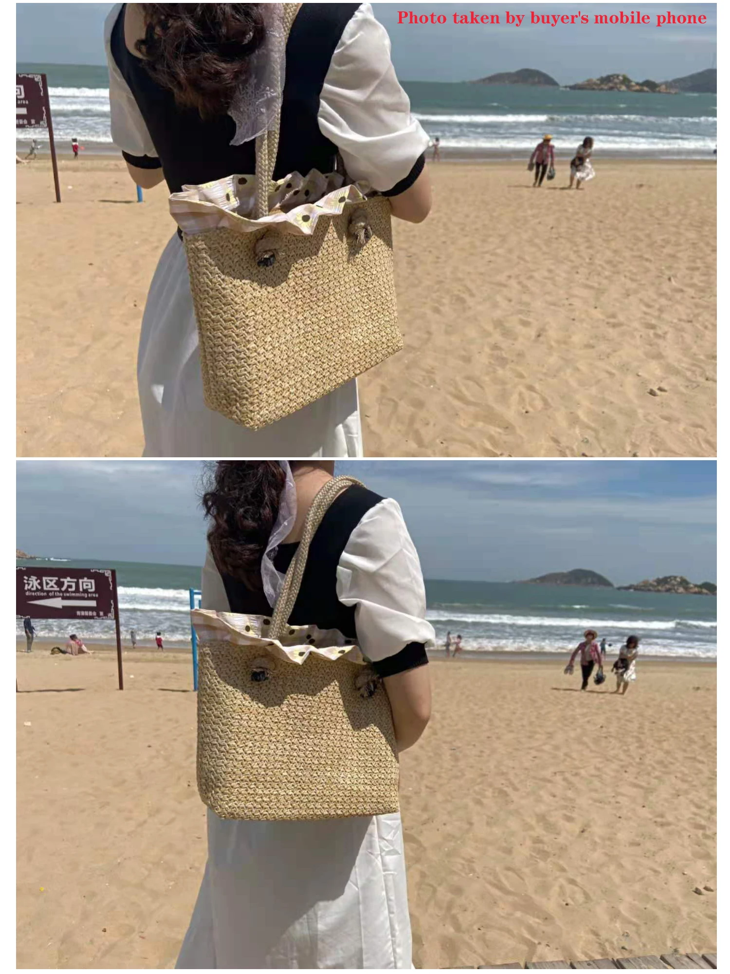 Fashion Women's Summer Straw Bag Tote Shoulder Bags Large Wicker Woven HandBag Female 2021 New Braided Raffia Pouch Beach |