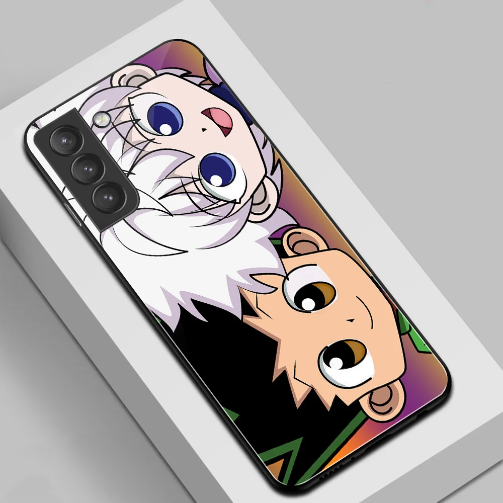 Чехол из закаленного стекла GON FREECSS Killua Zoldyck для Samsung A50 A60 A70 A21 A31 A51 A71 A81 A91 4G 5G A50S A70S M40