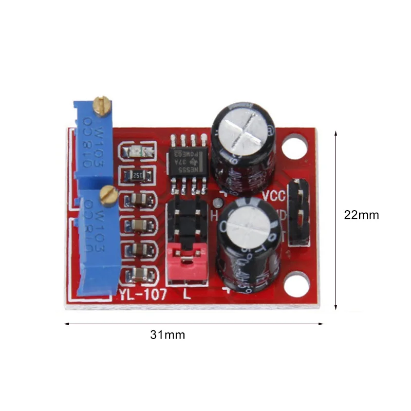 

NE555 Импульсный регулируемый модуль генератор сигналов прямоугольной формы VH99