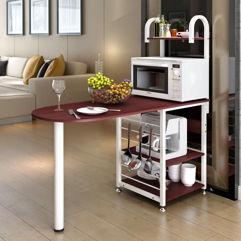 Домашняя креативная стойка для микроволновой печи/духовки Многофункциональный