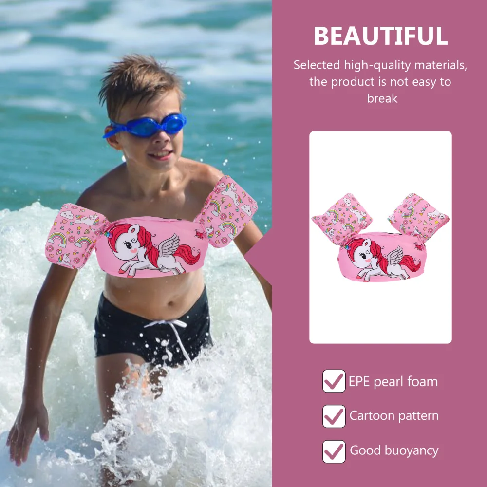 

Swim Arm Bands Training Float Vest Fun Swimming Aid for Little Boys and Girls