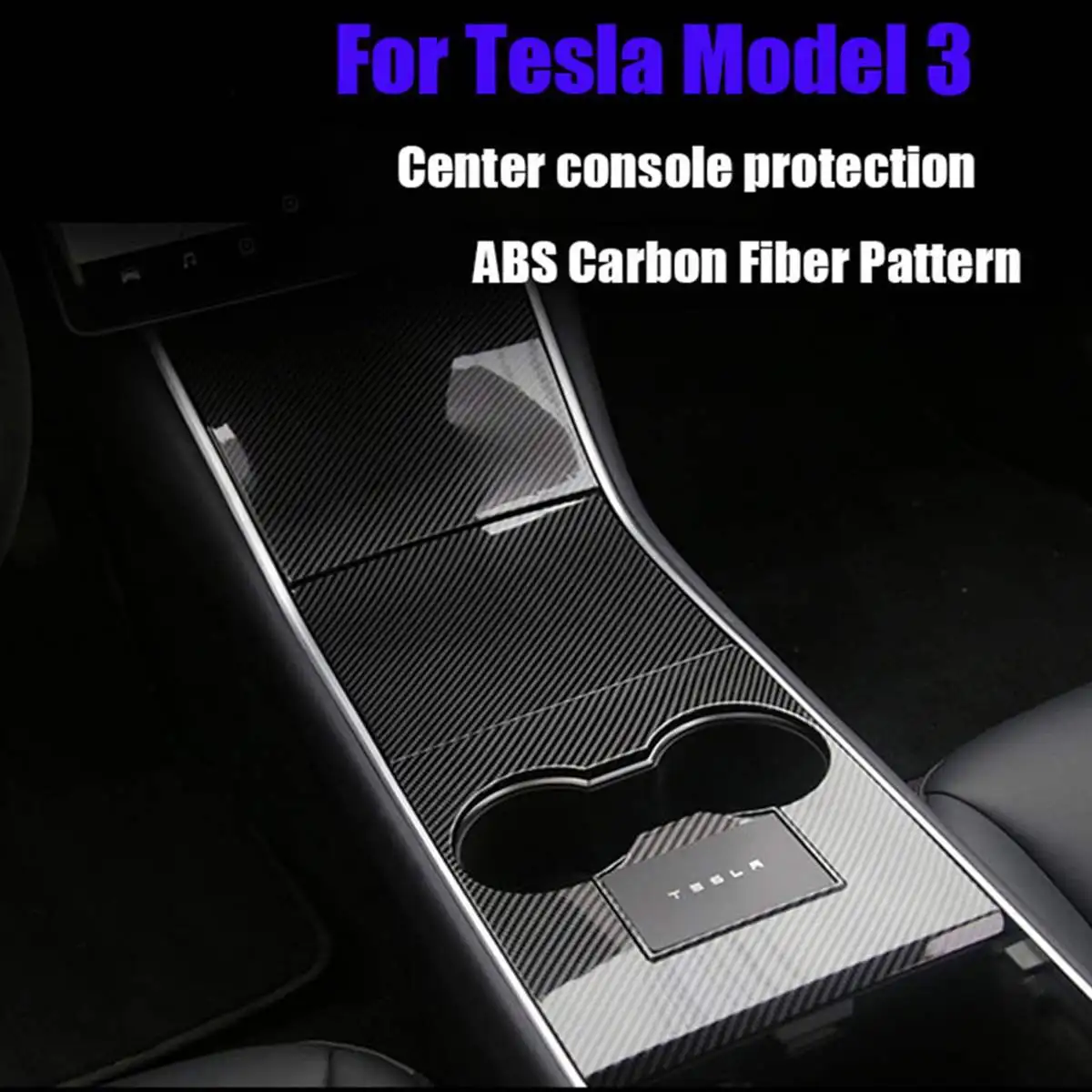 

4 шт., наклейки на панель консоли автомобиля Tesla Model 3