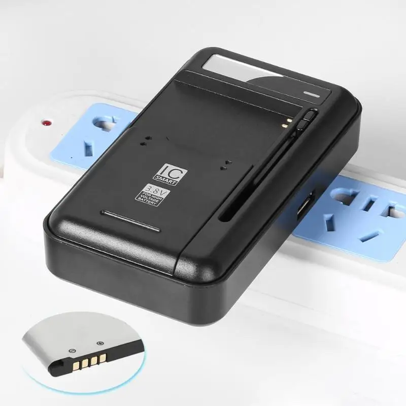 Универсальное USB-зарядное устройство 2 в 1 портативное для смартфонов