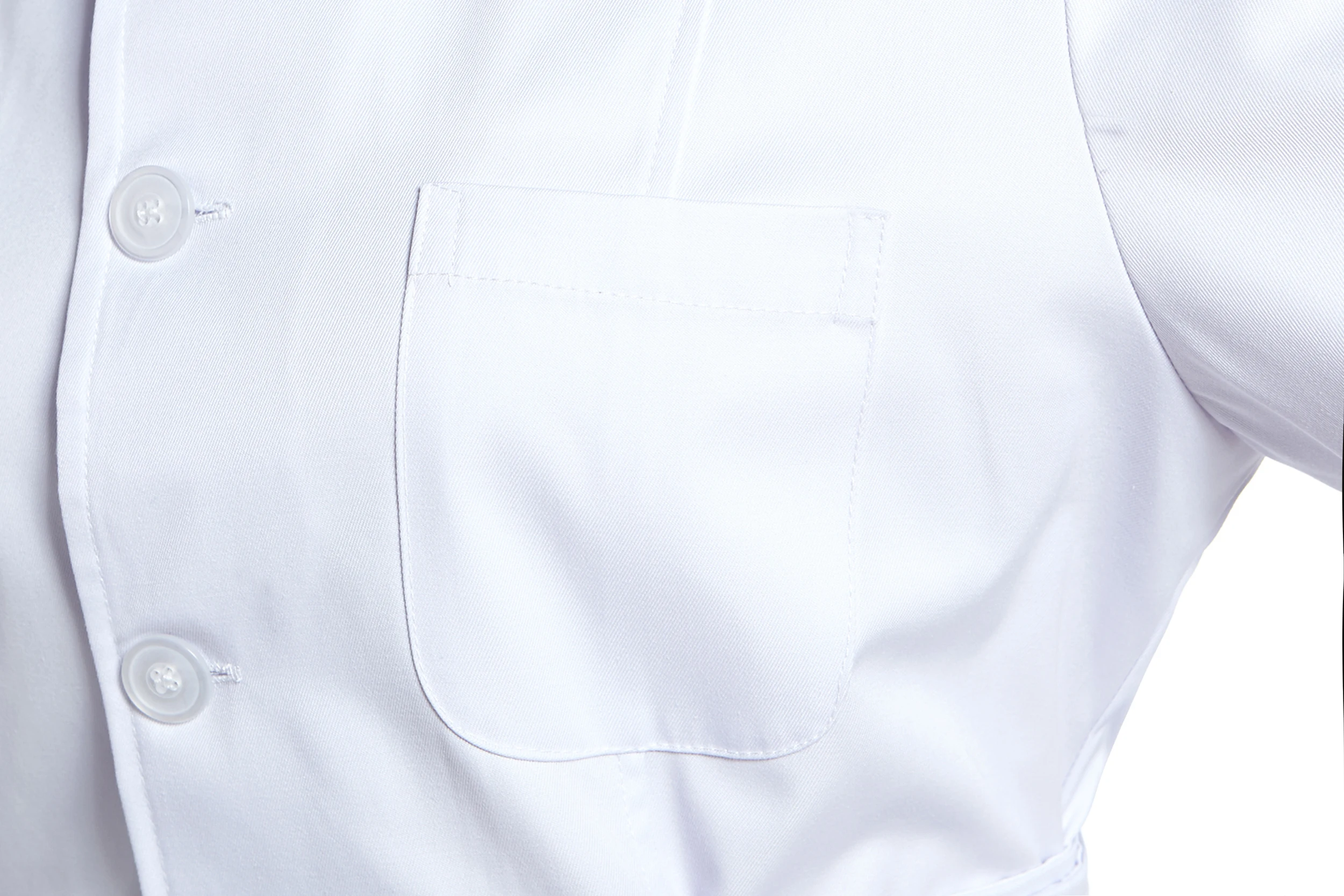 С длинным рукавом Белое платье медсестры для Рабочая одежда больниц медицинская