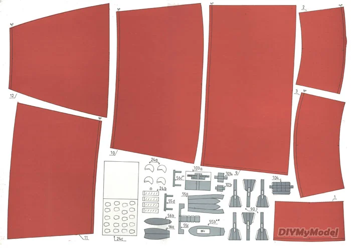 DIYMyModeI-portaaviones de energ&iacute;a nuclear, cvn-65 de empresa de EE. UU., 1:300, bricolaje, artesanal, Kit de papel, rompecabezas de juguete hechos a mano-2