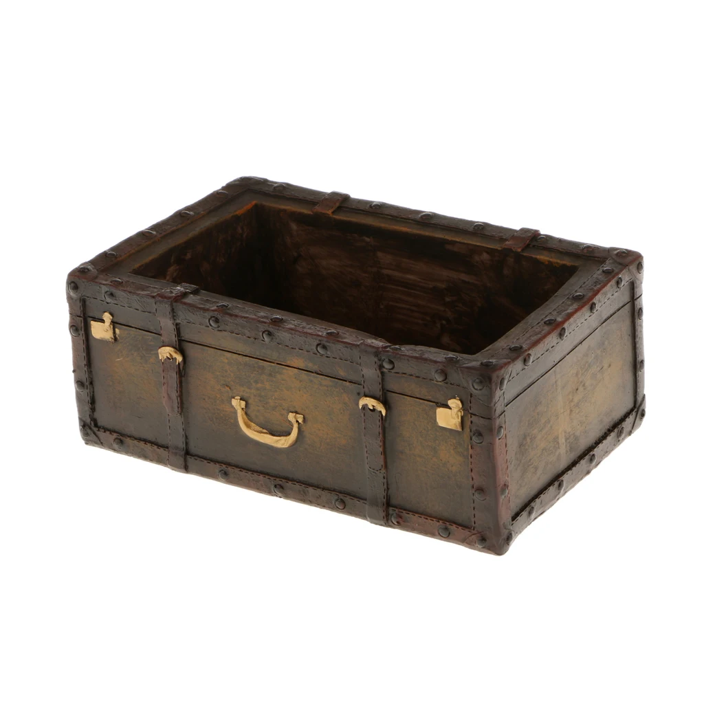 

Декоративные чемодан дизайн цветочных растений кактуса травы Sedum горшок для суккулентов ящик для комнатных растений, бонсай корыто поле за...