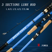 ourbest 1 82 12 42 73 0m baitcasting fishing rod travel ultra light 30t carbon casting spinning lure 4 40g m