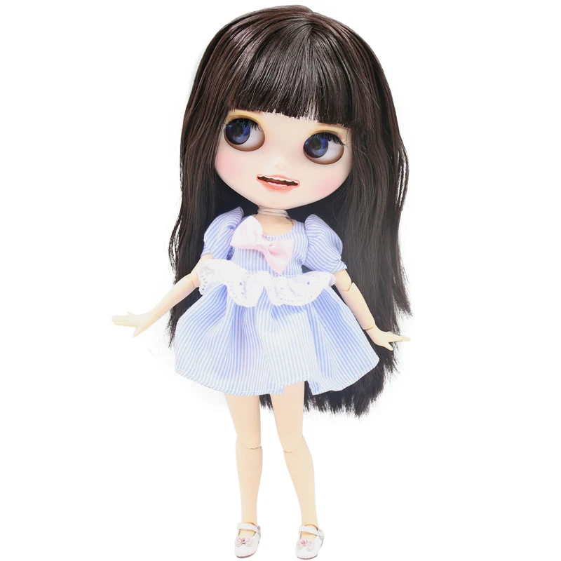 1/6 bjd 30 см шарнирное тело № BL9601 Черные Звездные волосы белая кожа резные Губы