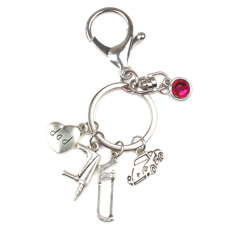 Новый 9 цветов модный авторемонтный комплект брелок мини стальная линейка Hacksaw