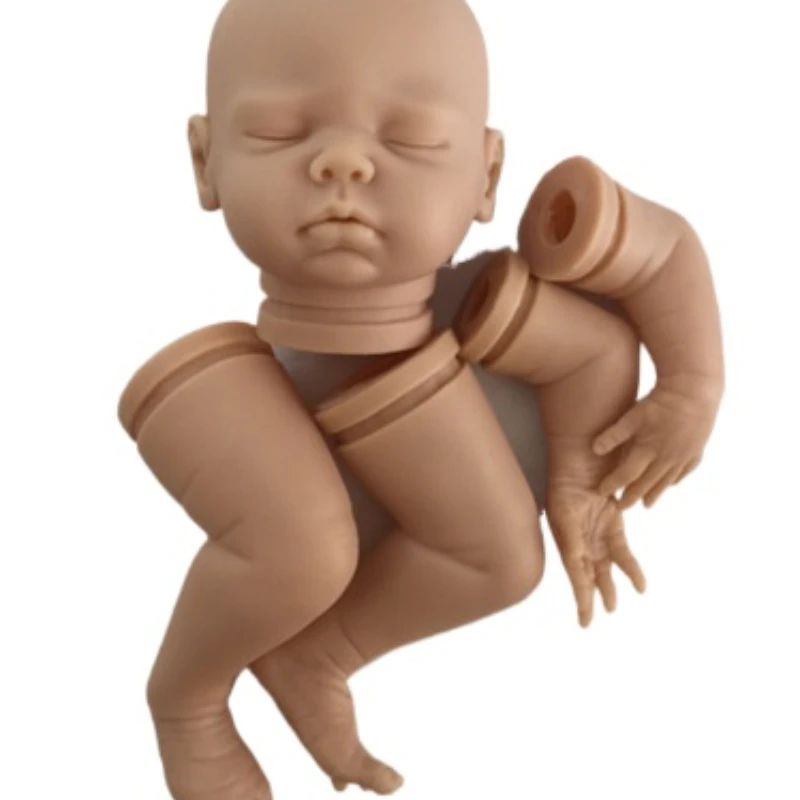 

18 inch Lifelike Reborn Baby Doll Kits Soft Silicone Vinyl DIY Unfinished Unpainted Blank Doll
