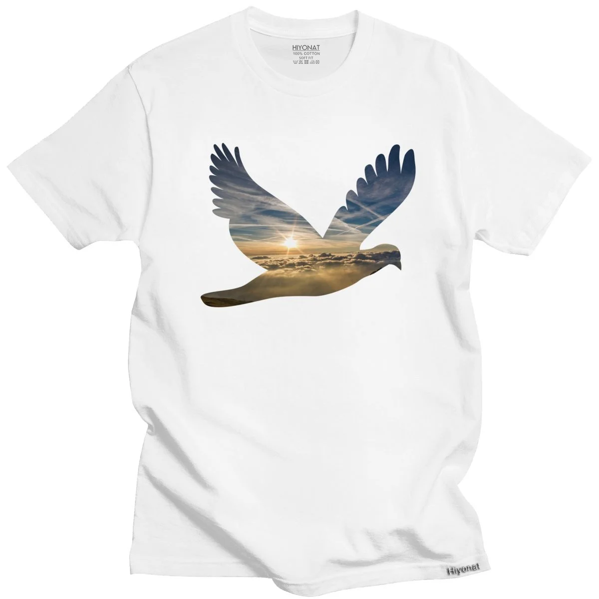 

Oversized Tee Top Classic Dove Of Peace Climate Protection Fridays T Shirt for Men Short Sleeve Printed Tshirt Soft Lycra