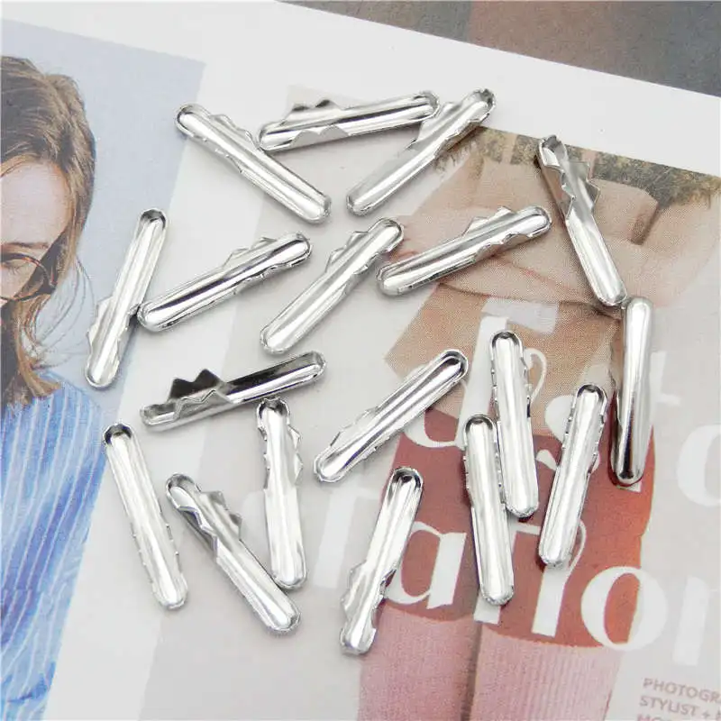 Обжимные колпачки для шнура 2 мм 100 шт. белого цвета | Украшения и аксессуары