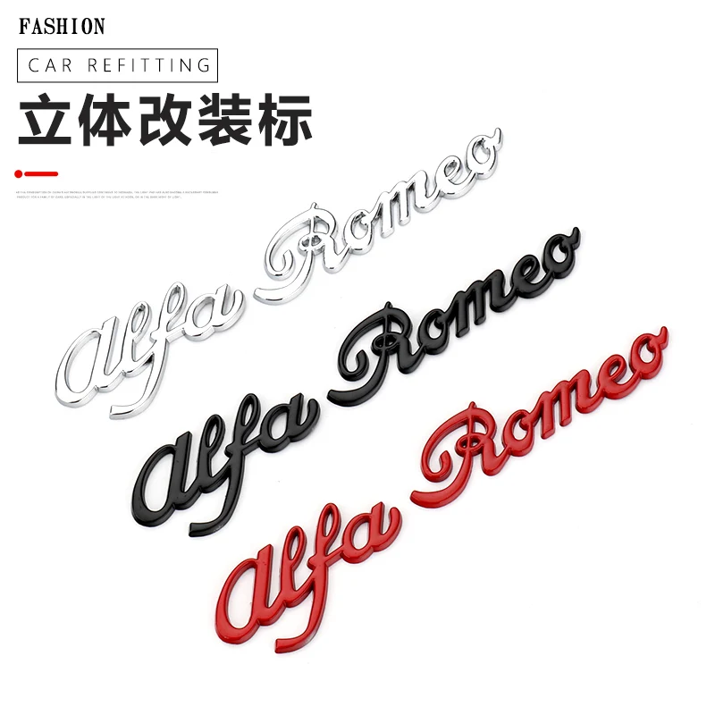 

Car Sticker Mudguard Alfa Romeo Emblem FOR Giulia Stelvio 159 147 Giulietta Mito Accessories
