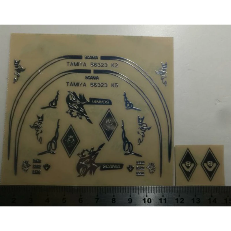 металлическая наклейка кол