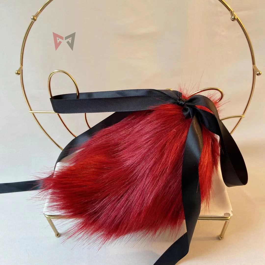 Новый красный заячьи кроличьи уши и сердечком повязка на голову хвост комплект