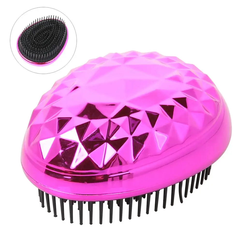 

Массажная щетка для волос в форме яйца, нейлоновая Женская щетка для сглаживания и распутывания волос, инструмент для парикмахерской