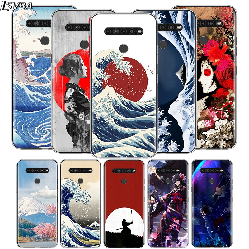 

Japanese Culture Flags For LG V60 V50S V50 G8X G8S G8 G7 ThinQ 5G K61 K51S K41S K30 K20 Q60 Q9 Soft Phone Case