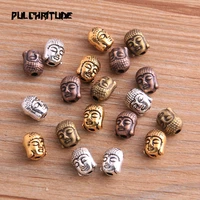 20pcs 779mm four color buddha head portr bead spacer bead charms for diy beaded bracelets jewelry handmade making