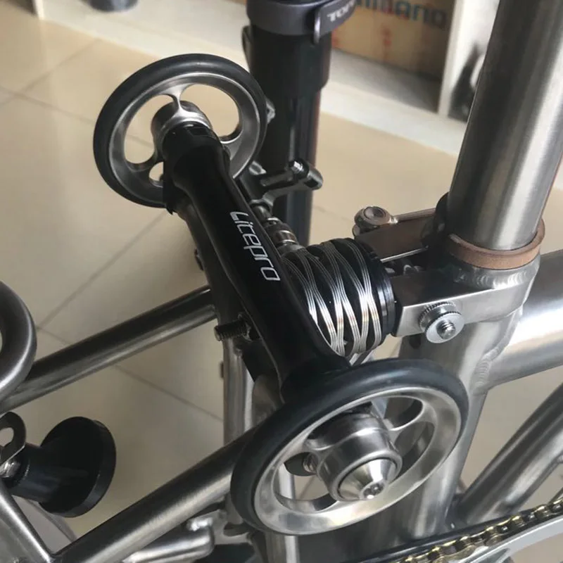 

Folding Bicycle Racks Easy Wheel Extension Block Telescopic Rod for Brompton 76g