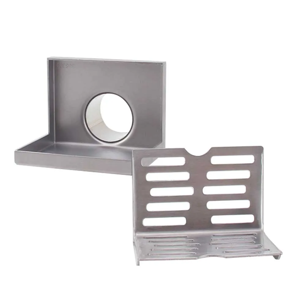 

Bathroom Wall Side Anti Odor Same-layer Hair Floor Drain Stainless Steel Filter Residue Isolation Home Non Slip Shower L Shape