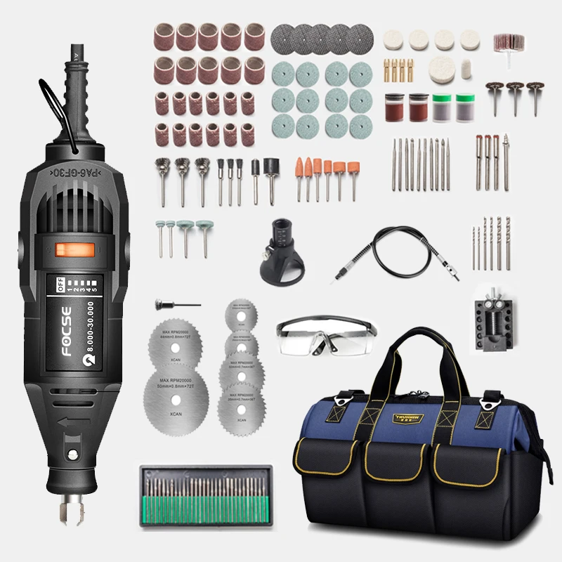 

180W Electric Mini Drill Engraving Grinding Dremel Rotary Tool Variable Speed Polishing Grinder Power Tool