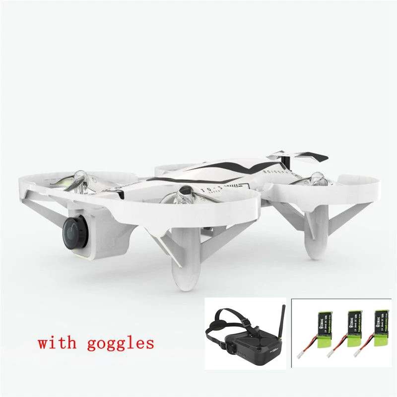 Eachine E013 Plus микро FPV гоночный Дрон анти-черепаха режим с 5,8G 48CH 1000TVL камера VR006 очки - Цвет: W with Goggles 3B