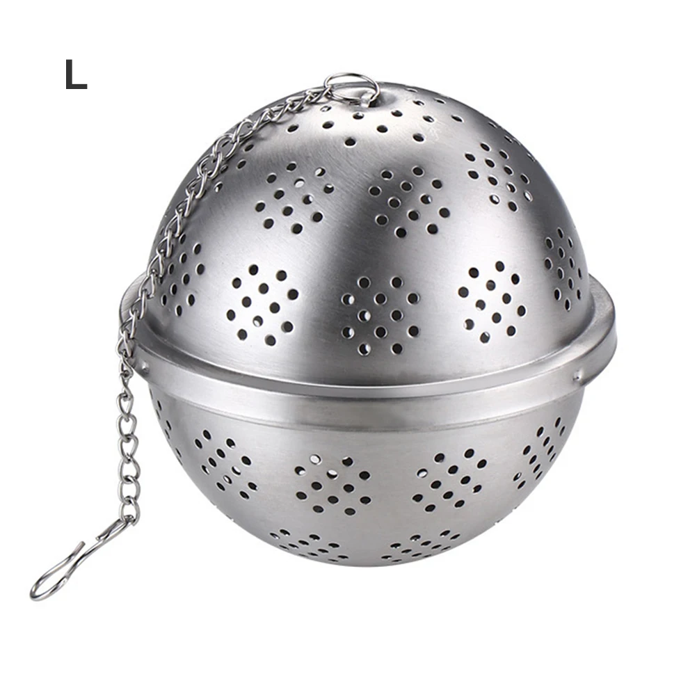 Шаровая сетка для заварки чая из нержавеющей стали фильтр с крючком листового и