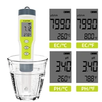 3 in 1 ph tester phectemperature digital meter 0 01 high accuracy 0 14ph range water quality auto calibration for aquariums
