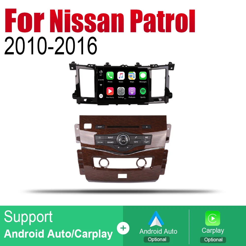 Автомобильный dvd-плеер gps навигация для Nissan Patrol 2010~ автомобильное мультимедиа андроид экран системы радио стерео