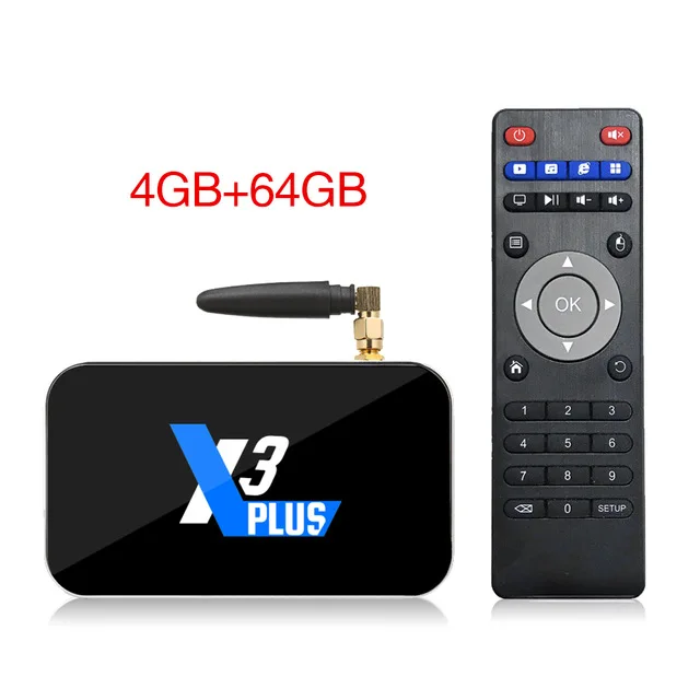 X3 Plus 4G64G Ugoos X3 PRO X3 cube Android 9,0 Смарт ТВ приставка Amlogic S905X3 2GB4GB DDR4 16G 32G 2,4+ 5G WiFi 1000M LAN BT5.0 4K HD медиаплеер - Цвет: X3 Plus 4G64G