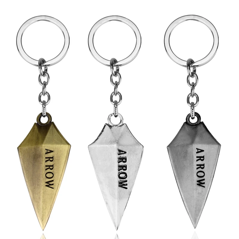 

Ювелирные украшения из фильма, брелок с зеленой стрелкой, металлический брелок, брелки, модный автомобильный брелок, подарок унисекс