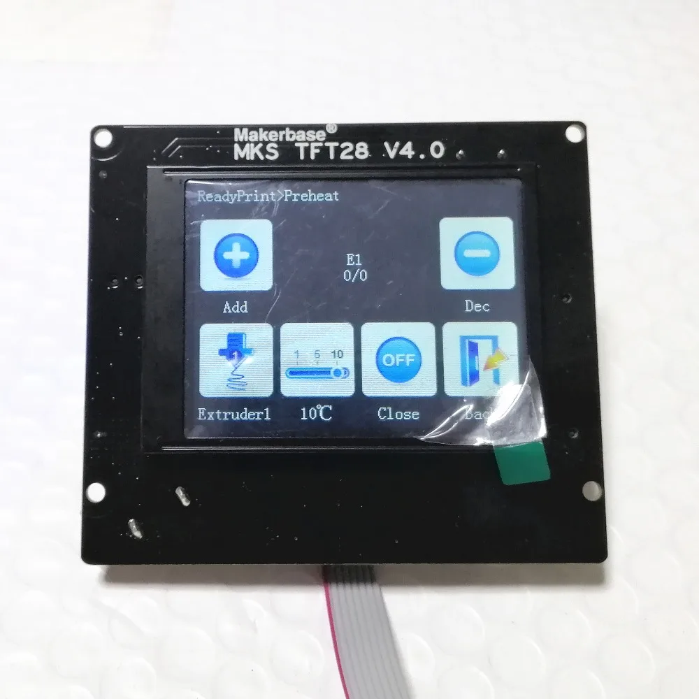 3d печатные элементы MKS TFT28 V4.0 сенсорный экран RepRap контроллер панель цветной
