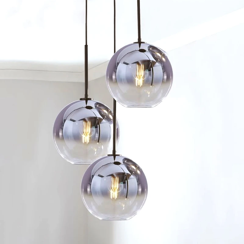 

Modern LED Glass Pendant Lights for Bedroom Bedside Decoration,Hanging Lamp Living Room Pendant Lamps Home Decor Light Fixtures