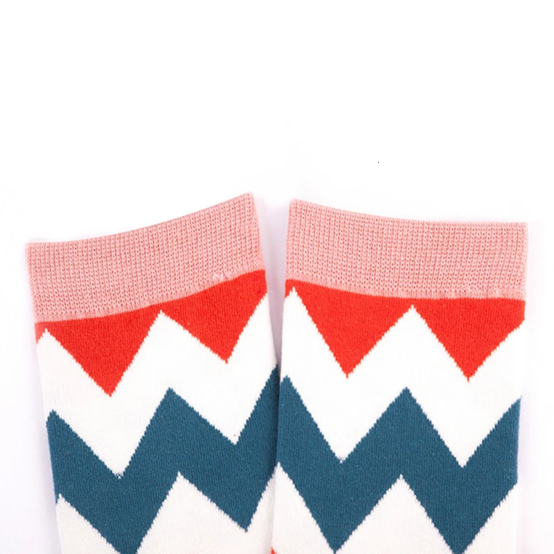 

Men's Style 5pairs/lot Harajuku Funny Cartoon Geometry Printed Calcetines Casual Hip Hop Combed Cotton Happy Socks Men