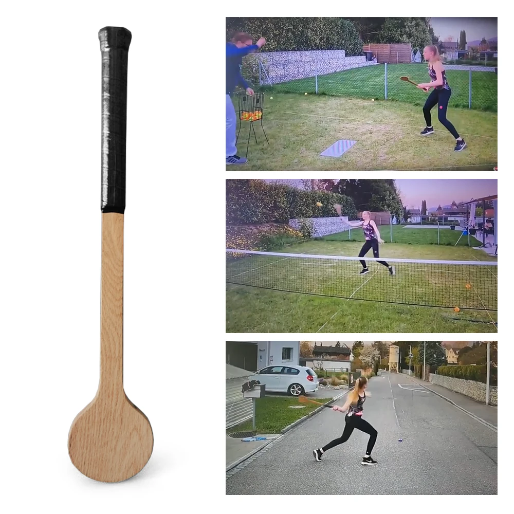Теннисная указка Деревянная ложка теннисная ракетка точная тренировка