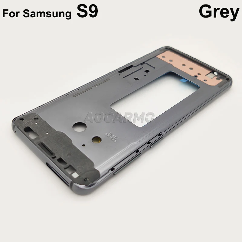 Case da Habitação com Botões Peça de Substituição para Samsung Aocarmo Quadro Médio Moldura Frontal Galaxy s9 Sm-g9600 5 Cheap Estojos de celular