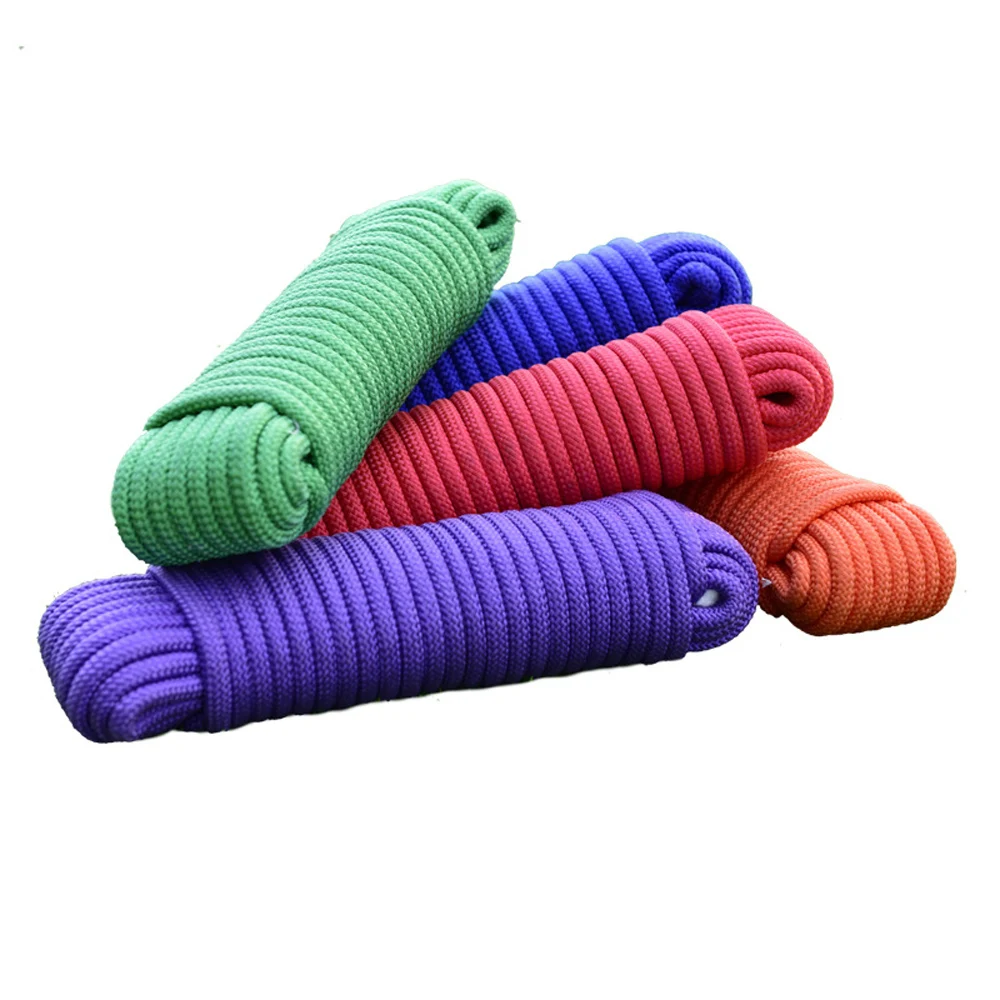 Diameter 8mm 5 10 20 30 Meters Parachute Rope With Thin Line Climbing Rope Camping Clothesline Diy Outdoor Camping Accessories