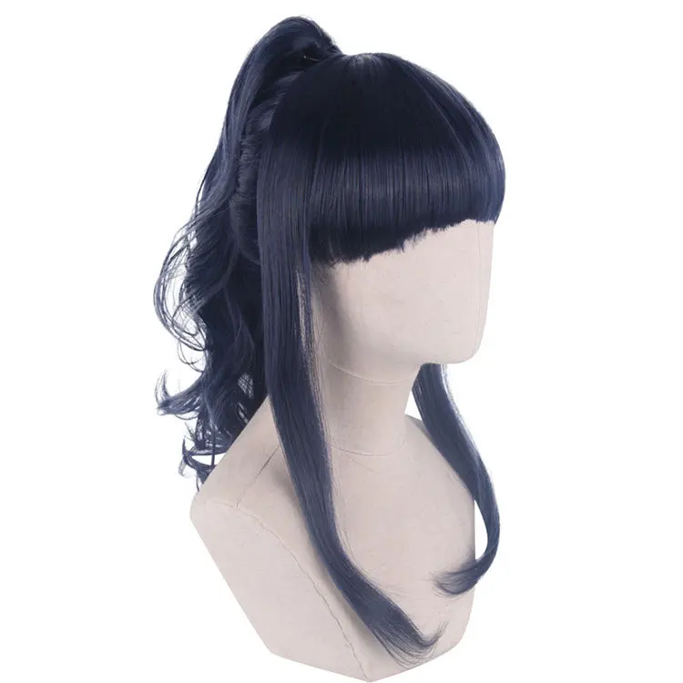 Парики для косплея аниме Hyuuga Hinata свадебные искусственные волосы смешанного