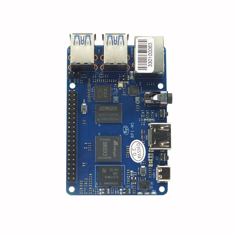 Banana PI BPI M5 4 Гб LPDDR4 нового поколения одноплатный компьютер Amlogic S905X3 дизайн с