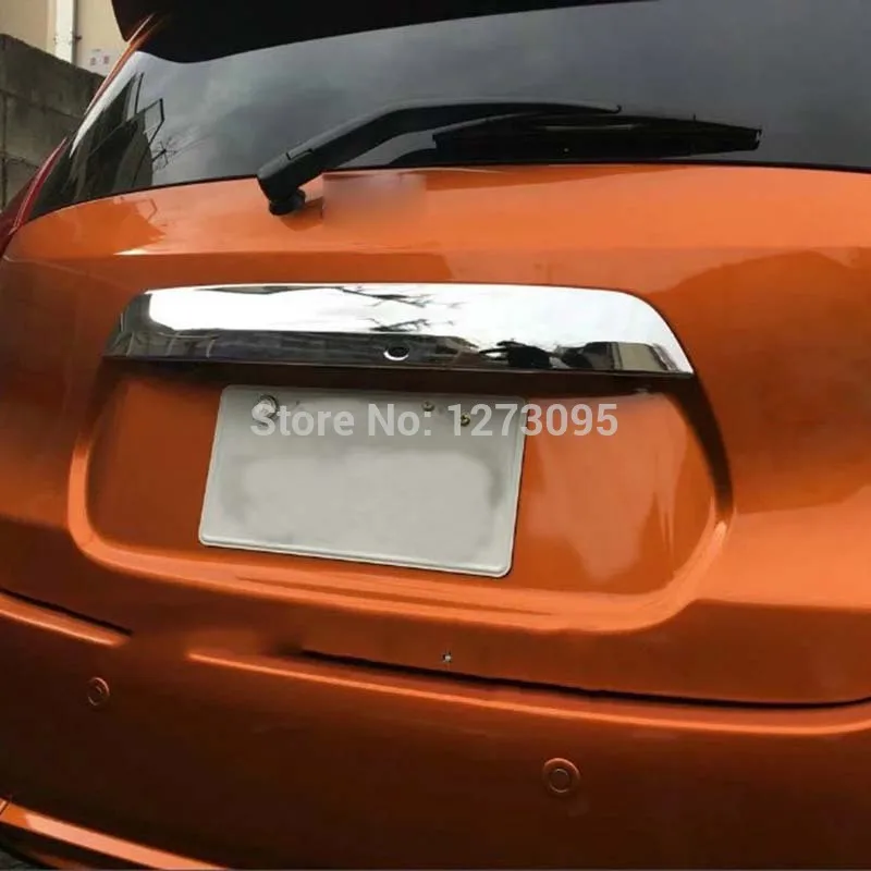 Для Nissan Note ABS Хромированная Задняя Крышка багажника задняя крышка-дверца молдинг отделка протектор автомобиля аксессуары для укладки