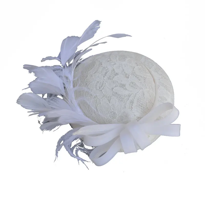 

Ladies Fascinators Millinery Hat Party Wedding Hat Bridal White Fedora Kentucky Derby Headpiece Church Hair Accessories