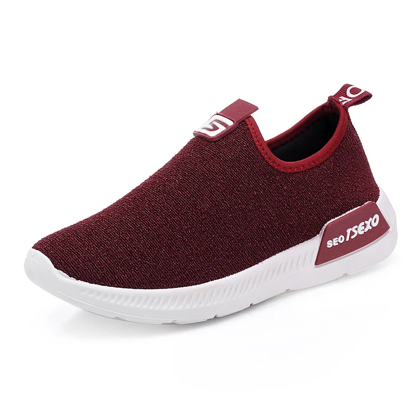 

New Fast Delivery Mesh Women Casual Shoes Fashion Breathable Walking Mesh Lace Up Flat Shoes Sneakers Women Tenis Feminino