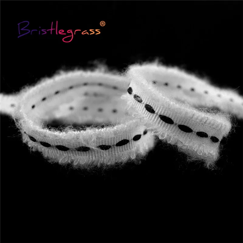 BRISTLEGRASS 5 10 ярдов 5/8 &quot15 мм пряжи плетеные с кружевами кроше теплые макраме лента