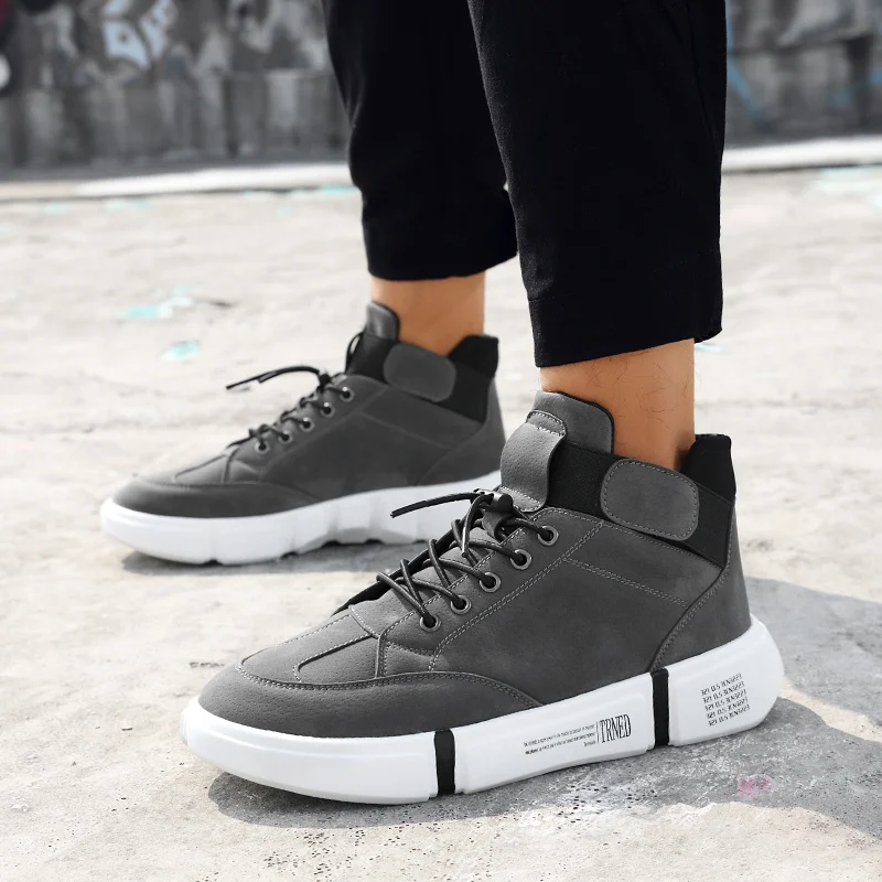 

Спортивная обувь Chue, безопасная обувь, не повседневные кожаные мокасины, мужские цветные кроссовки Chuncky Popity, теннисная обувь на половину тол...