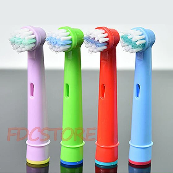 

4/8/12pc Replacement Kids Children Tooth Brush Heads For Oral B EB-10A Pro-Health Stages Electric Toothbrush Oral Care, 3D Exce