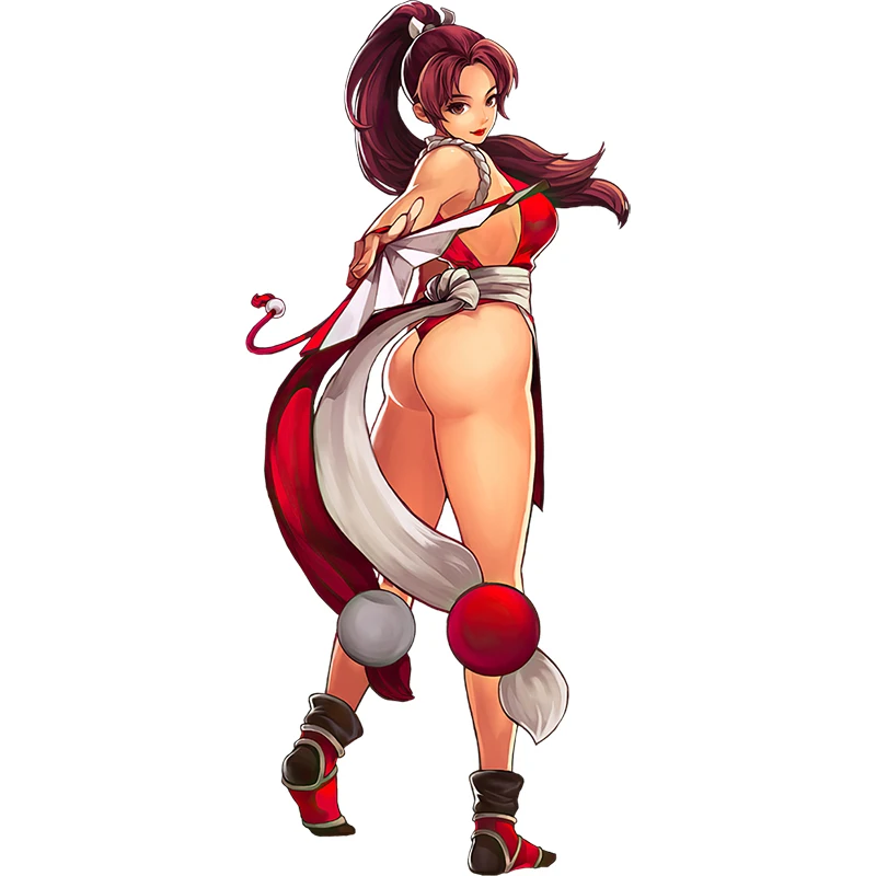 Three Ratels CDM376 Mai_shiranui аниме девушка персонализированные креативные наклейки и для