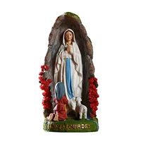 virgin mary religious statue catholic church home resin ornament gift ornaments church living room wine cabinet entrance natural