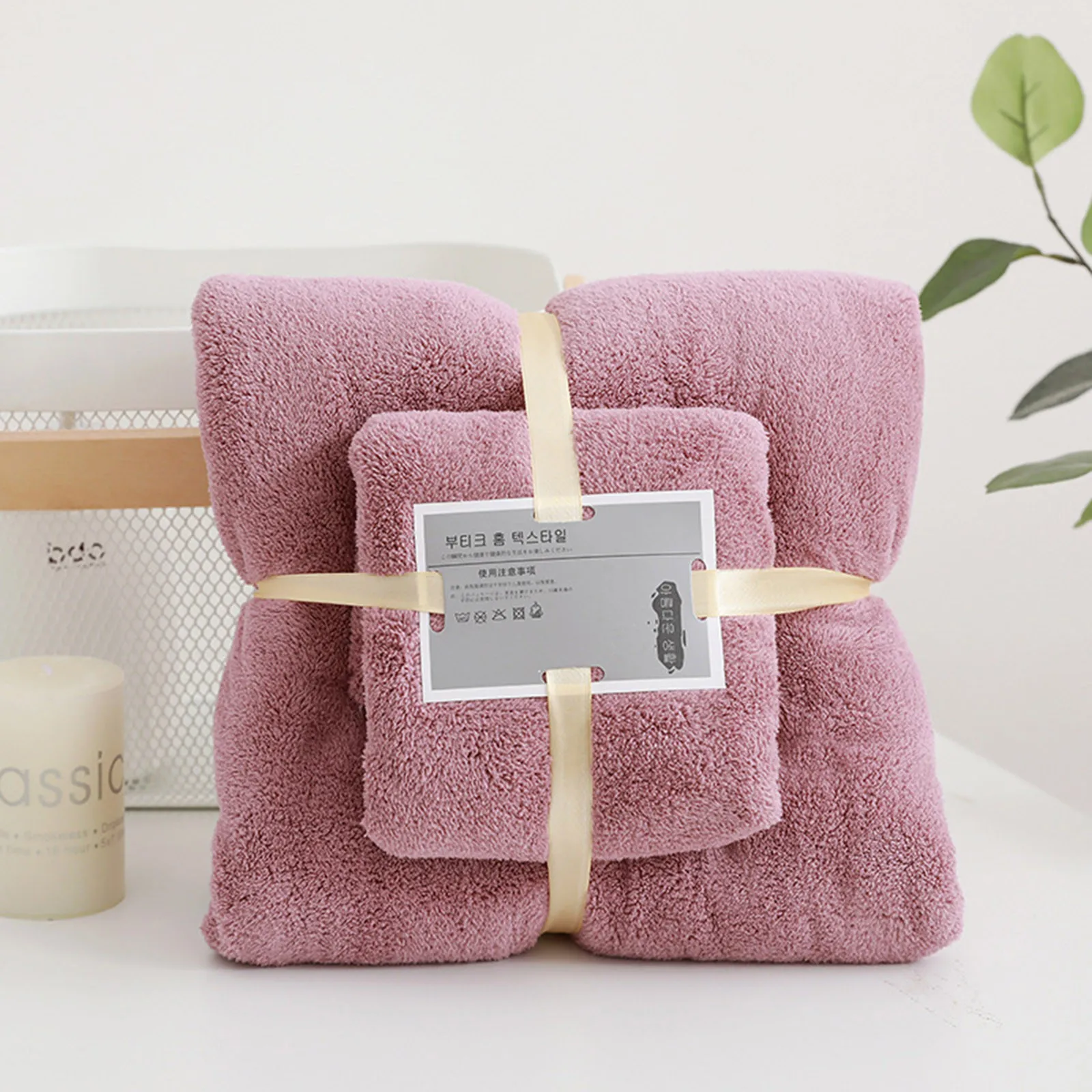 Флисовое банное полотенце высокой плотности два в одном мягкое портативное