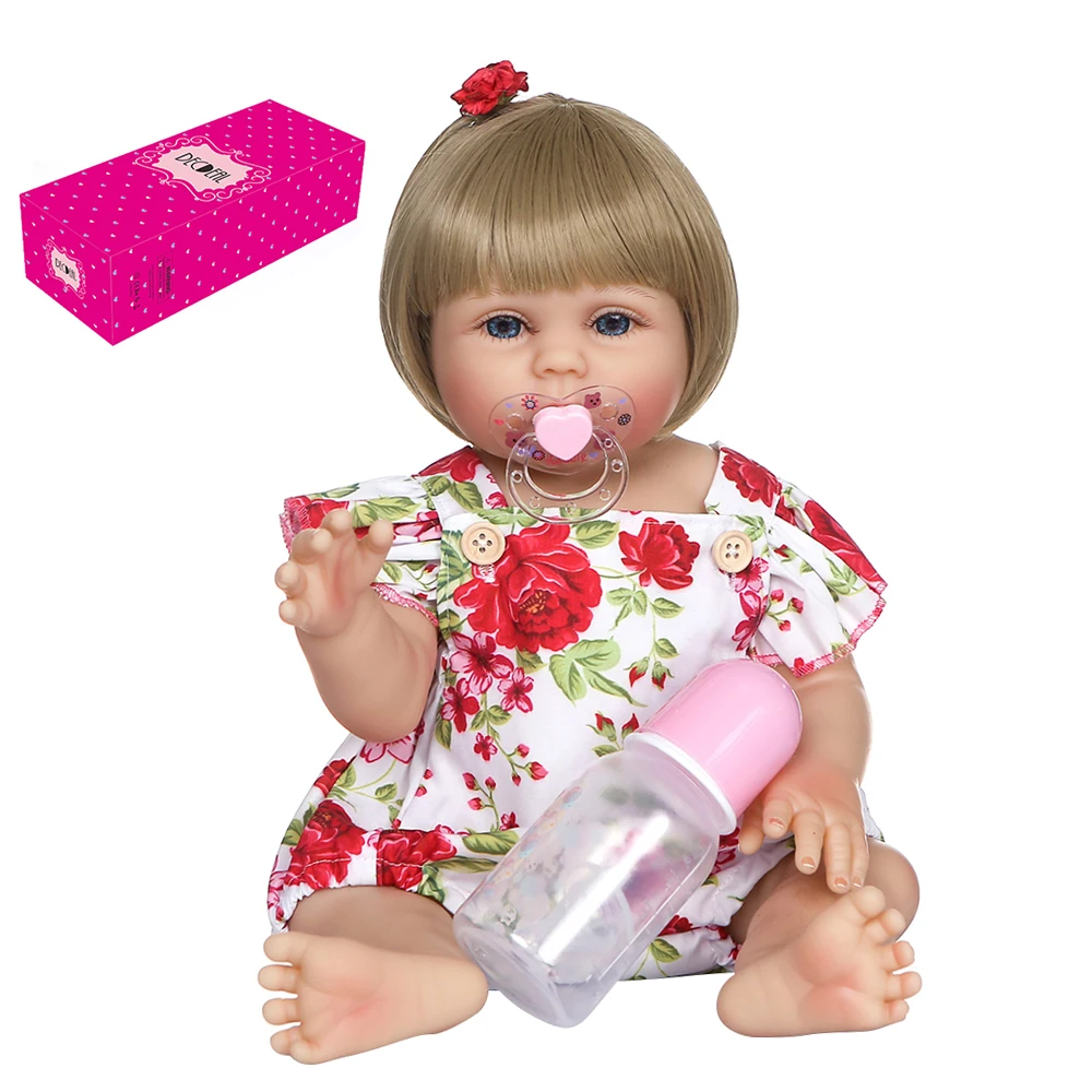Decdeal Reborn Baby Doll силиконовая кукла полное тело 19 дюймов реалистичные reborn baby